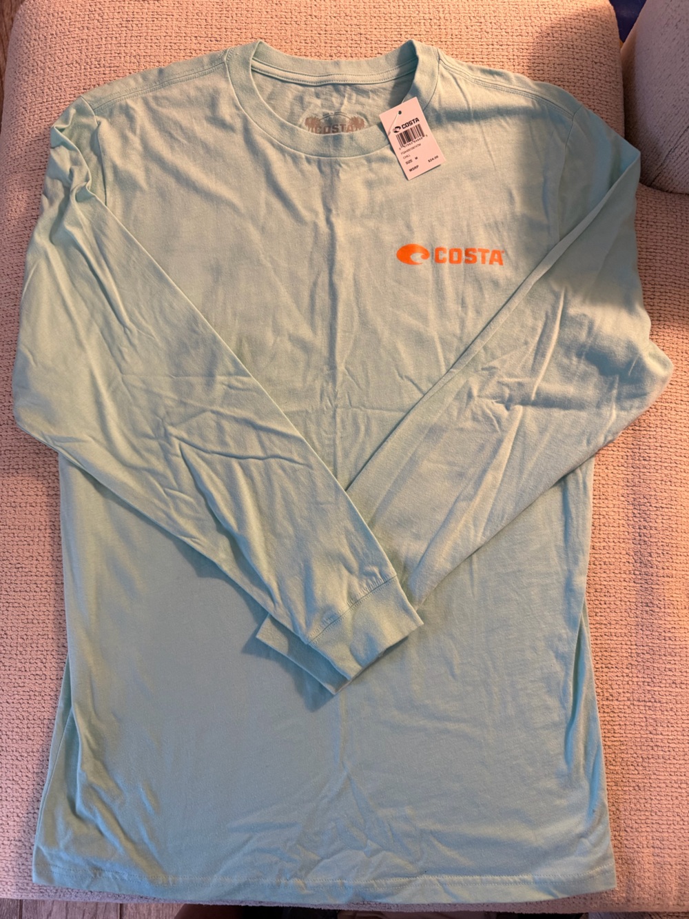 Costa Light Blue Long Sleeve T-Shirt